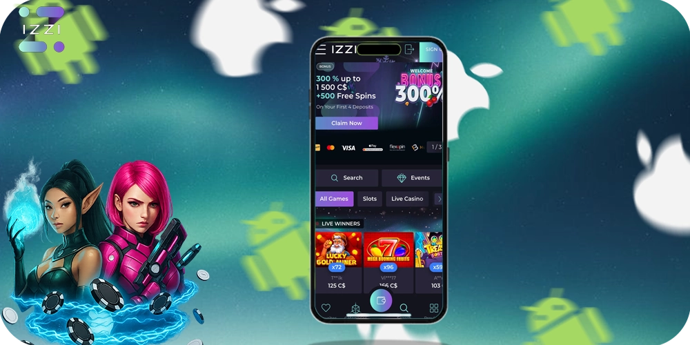 Izzi Casino App - Play Slots On-the-Go